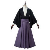 Tsukasa Yugi Black Purple Kimono Set Cosplay Costume Halloween Suit